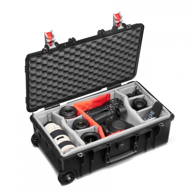 Manfrotto ProLight Reloader Tough-55 HighLid carry-on camera rollerbag