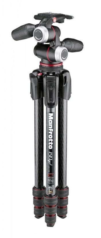 Manfrotto MK190GOC4-3WX stativ s hlavou