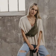 Loulex Fanny Pack Mini Olive - Mini fotoledvinka olivová