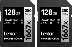 Lexar Pro 1667x SDXC UHS-II 128GB - 2 ks