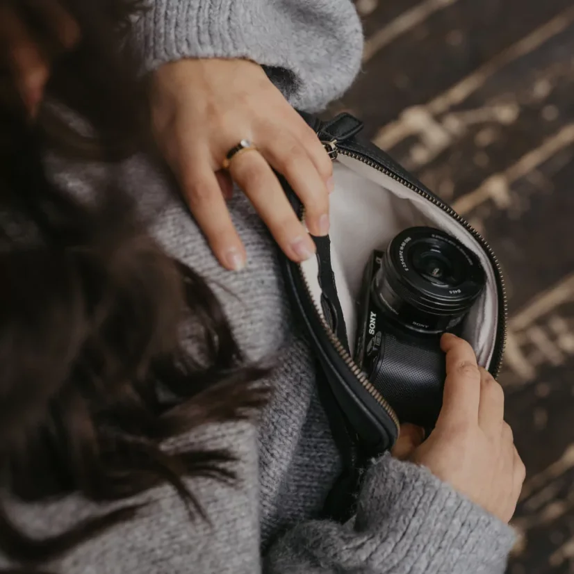 Loulex Fanny Pack Mini Black - Mini fotoledvinka černá