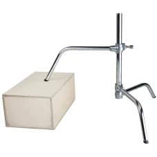 Kupo 30" Master C-Stand With Sliding Leg & Quick-Release - Silver