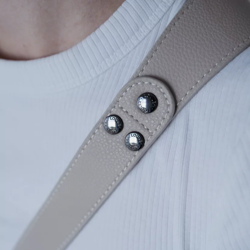 Loulex Crossbody Strap Beige - Popruh přes tělo béžový