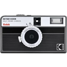 Kodak EKTAR H35N Half Frame Film Camera Striped Black