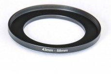 VFFOTO redukce - step up ring 43 mm na 58 mm
