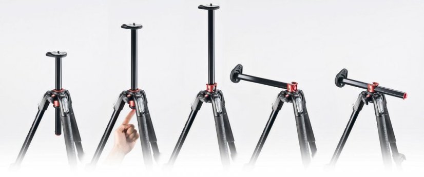 Manfrotto 190 ALU TRIPOD 4-S HORIZ. COL