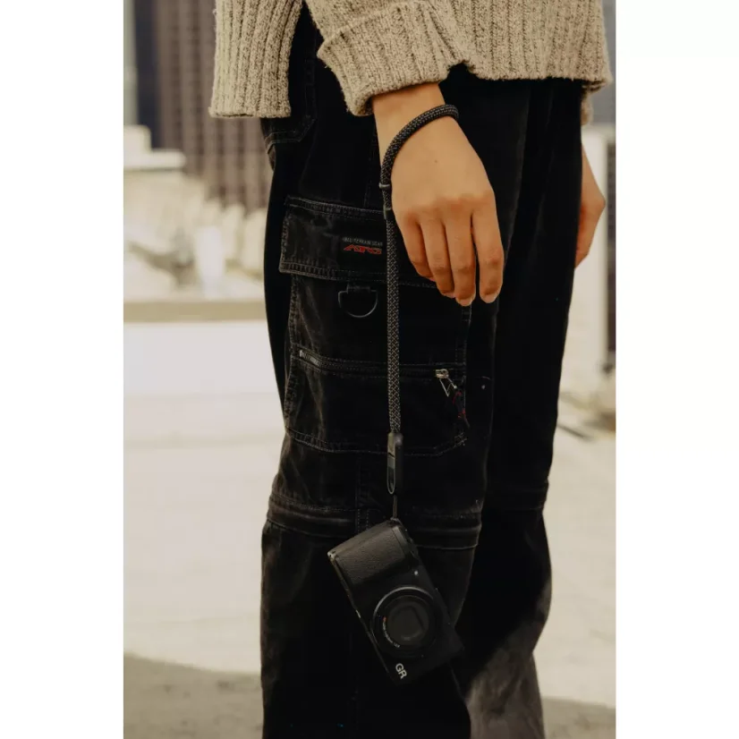 Peak Design Cuff Rope Black (černá) - zápěstní poutko