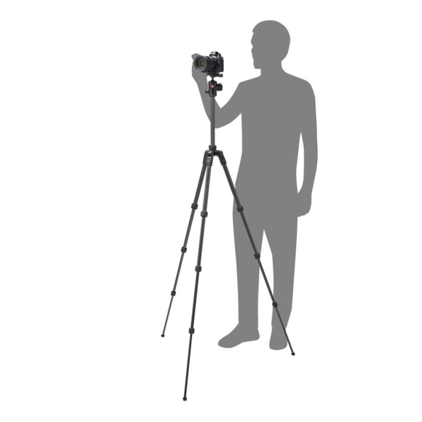 Manfrotto Befree Advanced AS Twist Carbon tripod - cestovní karbonový stativ s kulovou hlavou