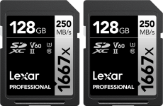 Lexar Pro 1667x SDXC UHS-II 128GB - 2 ks