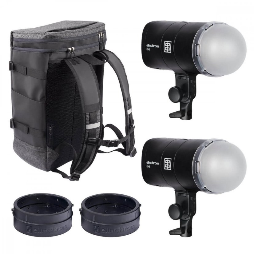 Elinchrom ONE Off-Camera Flash Dual Kit – přenosný studiový bateriový blesk (sada 2 ks)