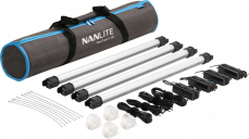 NanLite Pavotube II 15C LED RGBWW Tube Light 4 Light Kit