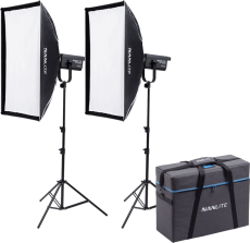 Nanlite FS-300B Bi-Colour 2-Light Kit with Stand – sada 2 LED světel se softboxy a stativy