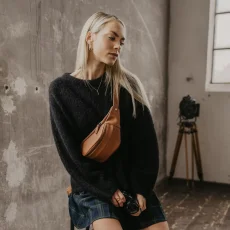 Loulex Fanny Pack Mini Brown - Mini fotoledvinka hnědá