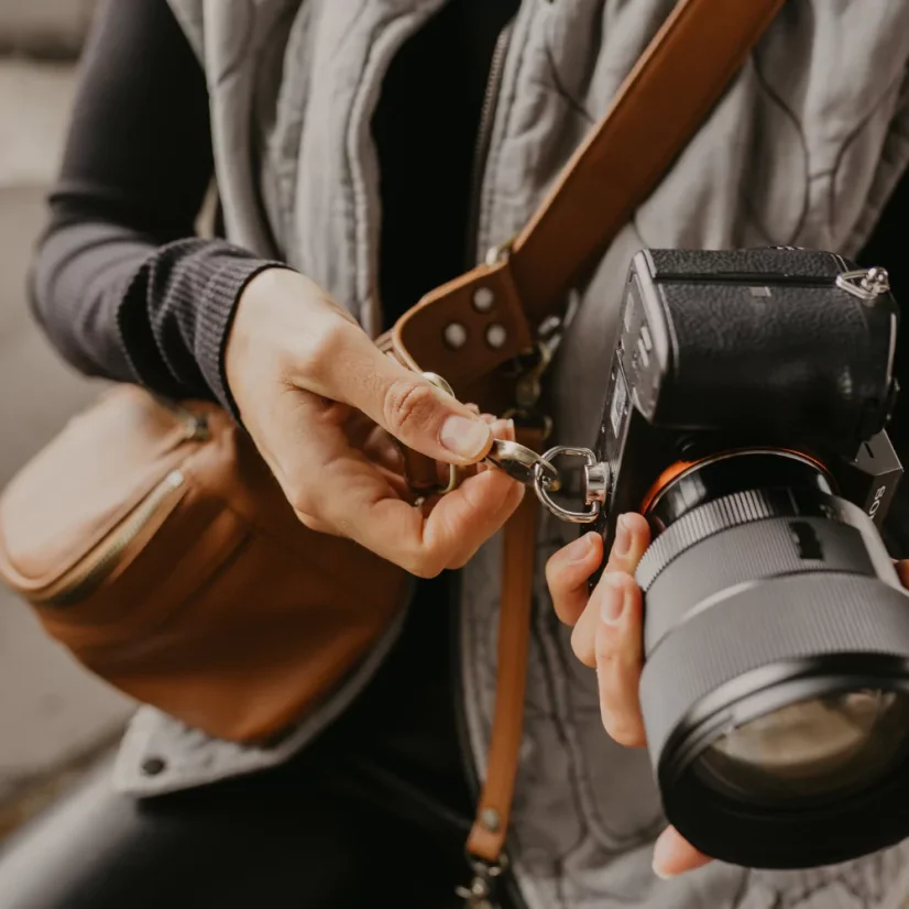 Loulex Fanny Pack Brown - Fotoledvinka hnědá