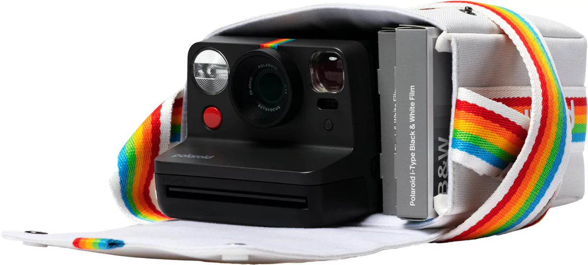 Polaroid Taška Now Spectrum - otevřená taška - Polaroid fotoaparát a 2 filmy
