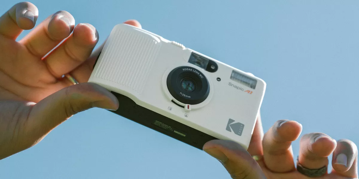 Kodak Snapic A1 Ivory White (slonovinová bílá) - analogový fotoaparát