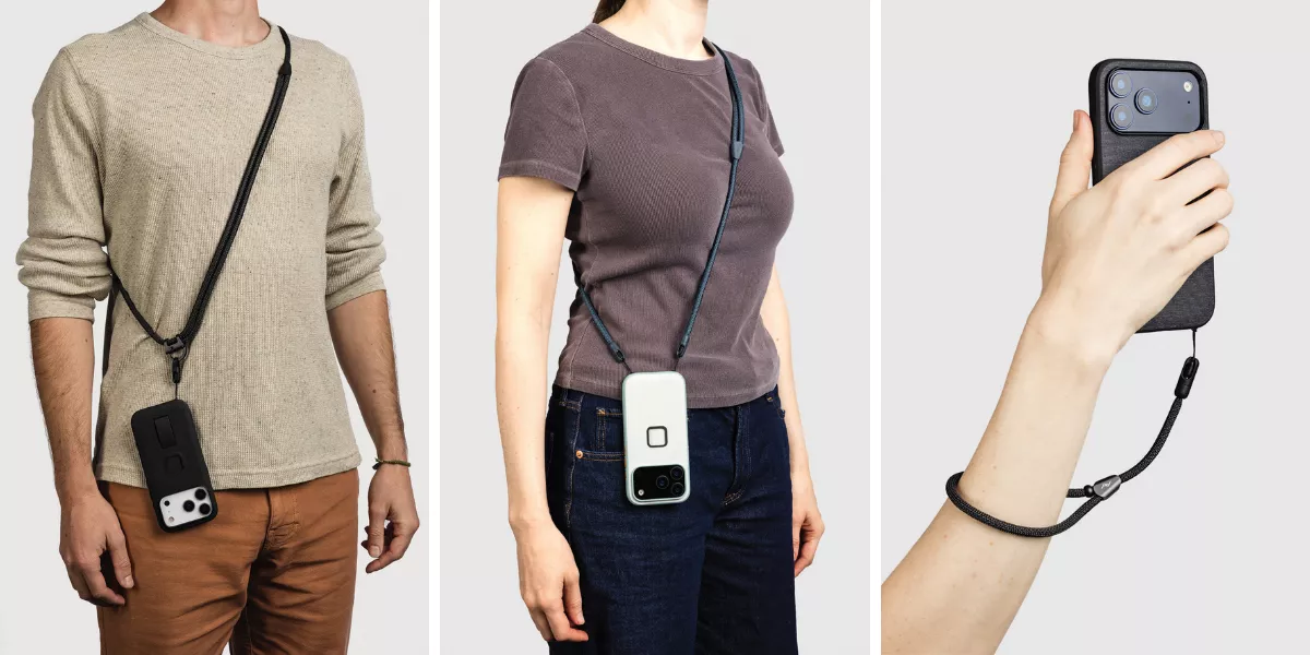 Peak Design Mobile Crossbody Multi-Strap, Crossbody Strap a Cuff v použití