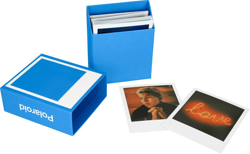 Polaroid Photo Box Blue